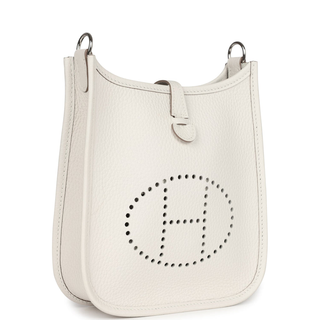 Hermes Evelyne TPM Gris Pale Clemence Palladium Hardware