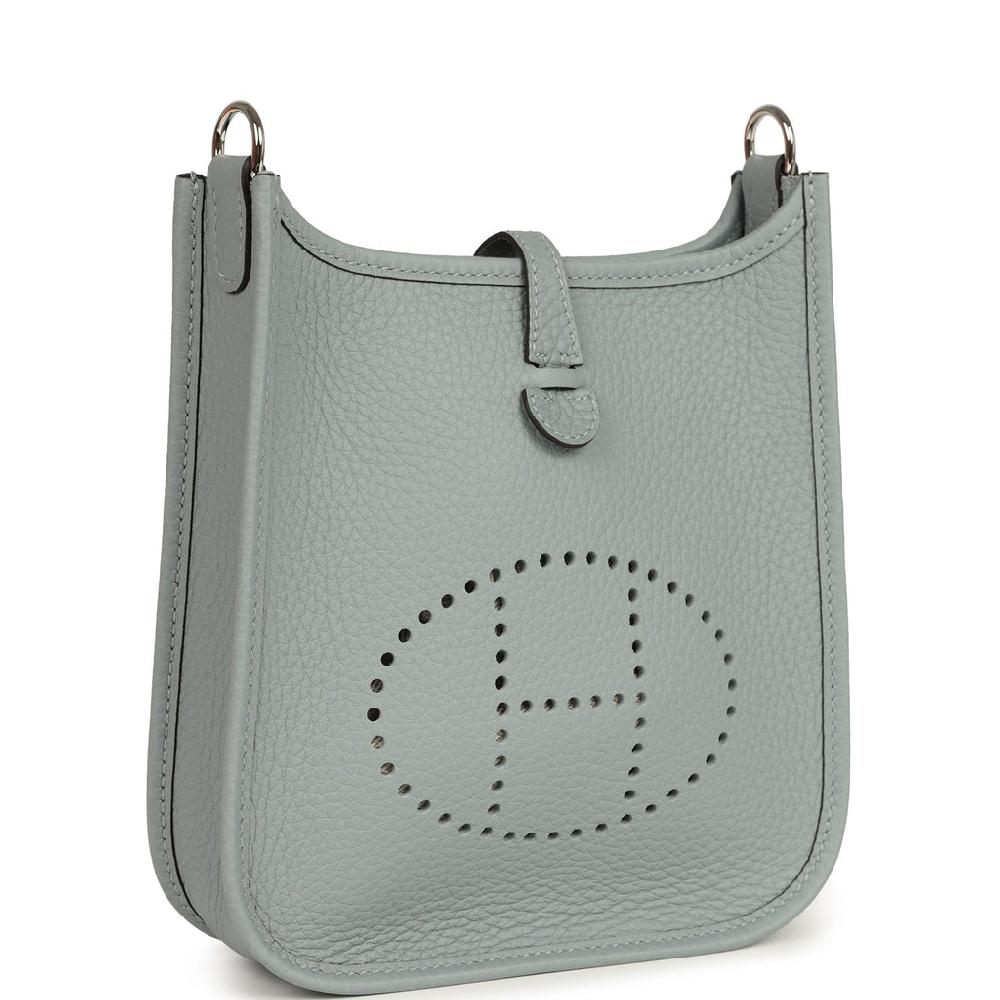 Hermes Evelyne TPM Gris Pantin Clemence Palladium Hardware