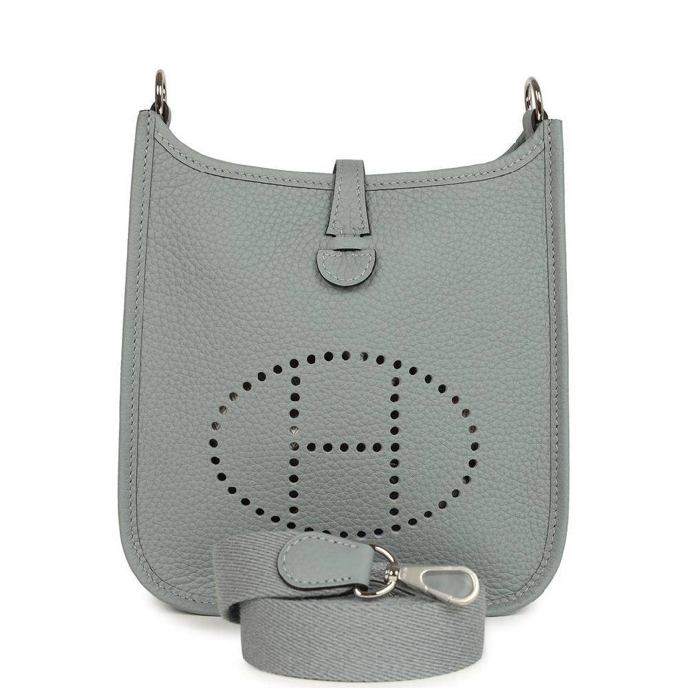 Hermes Evelyne TPM Gris Pantin Clemence Palladium Hardware