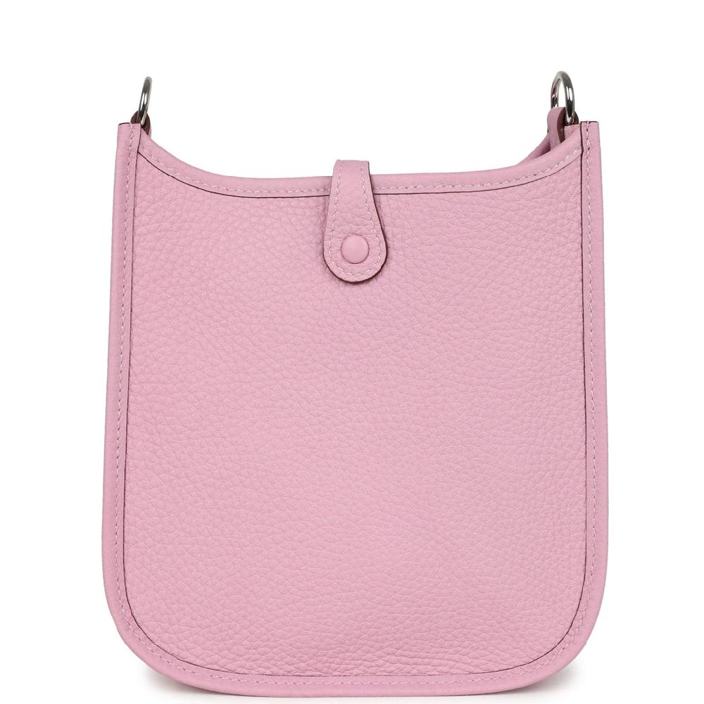 Hermes Evelyne TPM Mauve Sylvestre Clemence Palladium Hardware