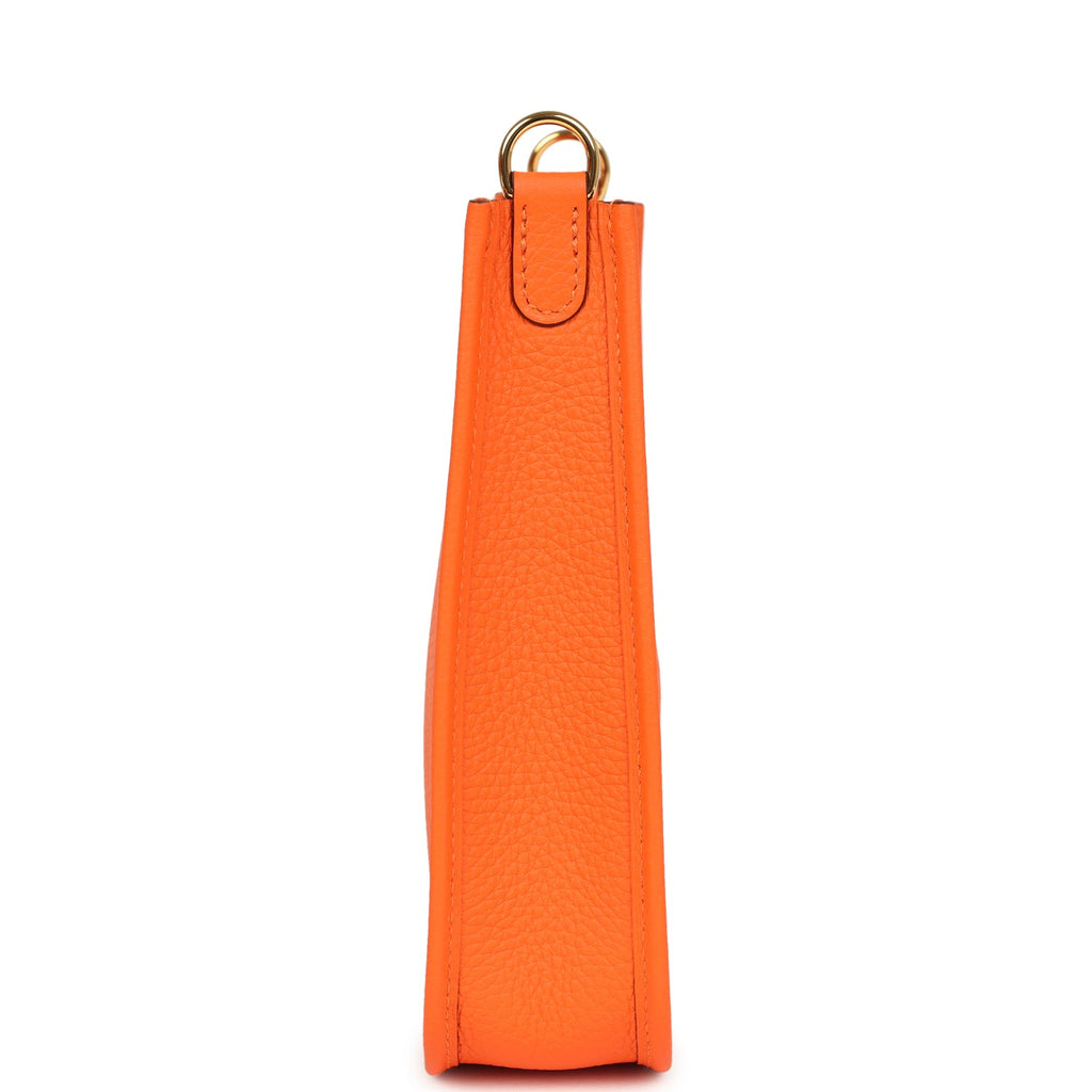 Hermes Evelyne TPM Orange Minium Clemence Gold Hardware