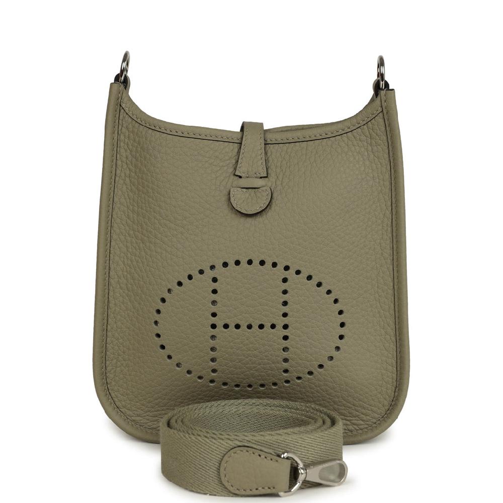 Hermes Evelyne TPM Sauge Clemence Palladium Hardware