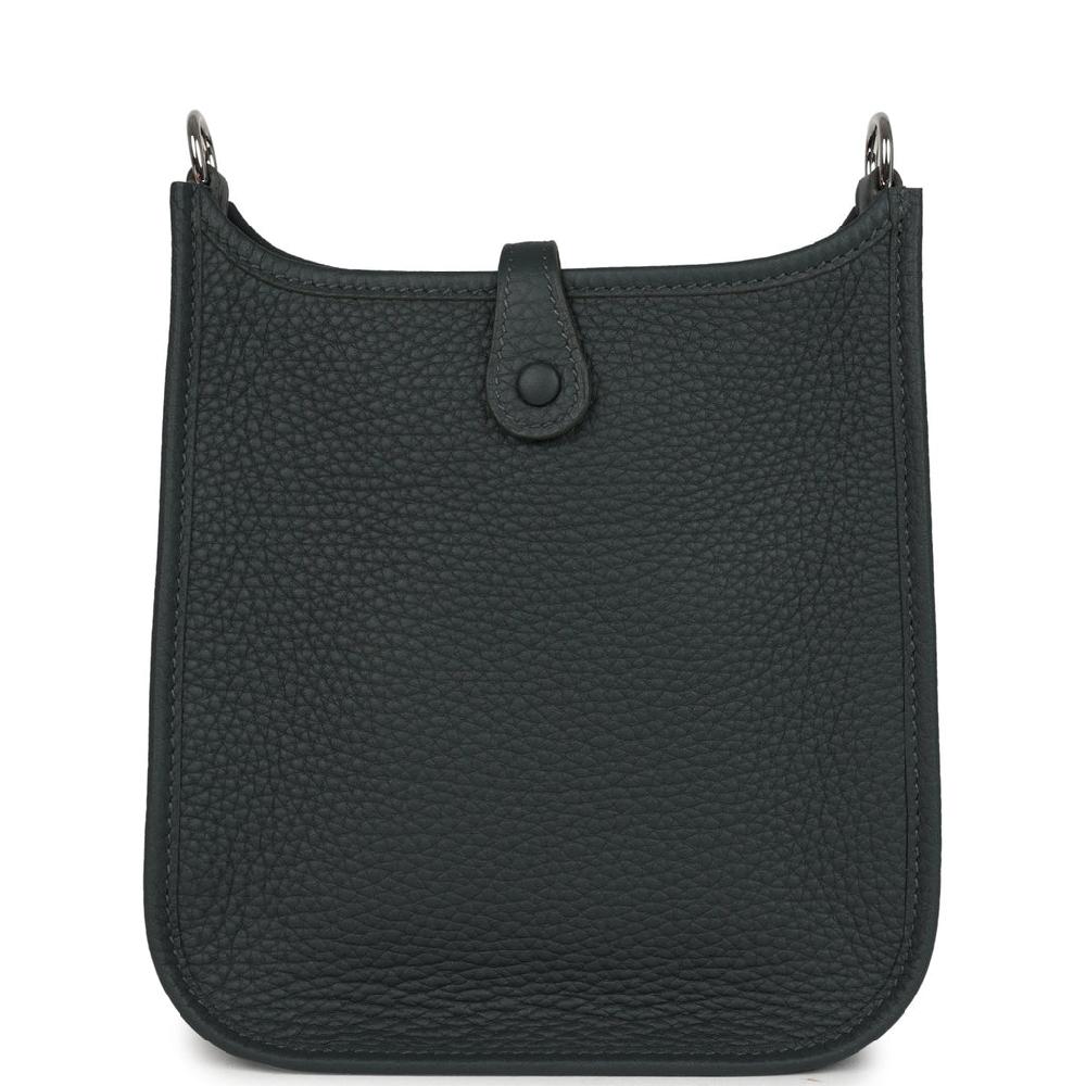Hermes Evelyne TPM Vert Mangrove Clemence Palladium Hardware