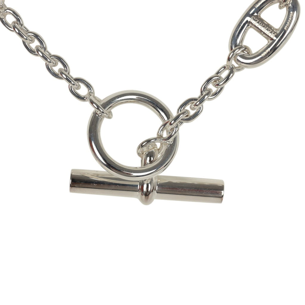 Hermes Farandole Rope Necklace 120cm Sterling Silver Hardware