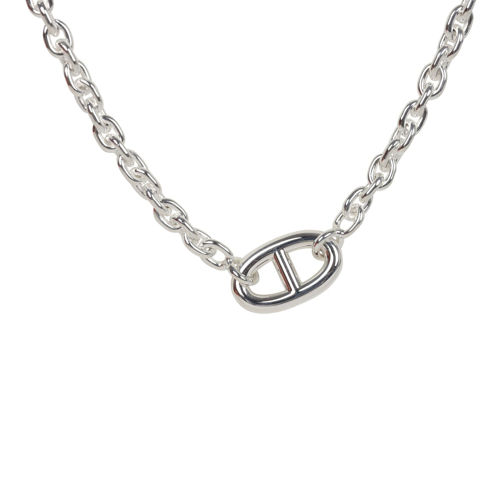 Hermes Farandole Rope Necklace 80cm Sterling Silver Hardware