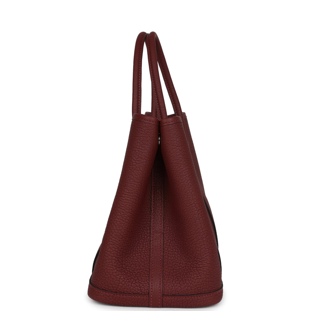 Hermes Garden Party 30 Rouge H Negonda Palladium Hardware