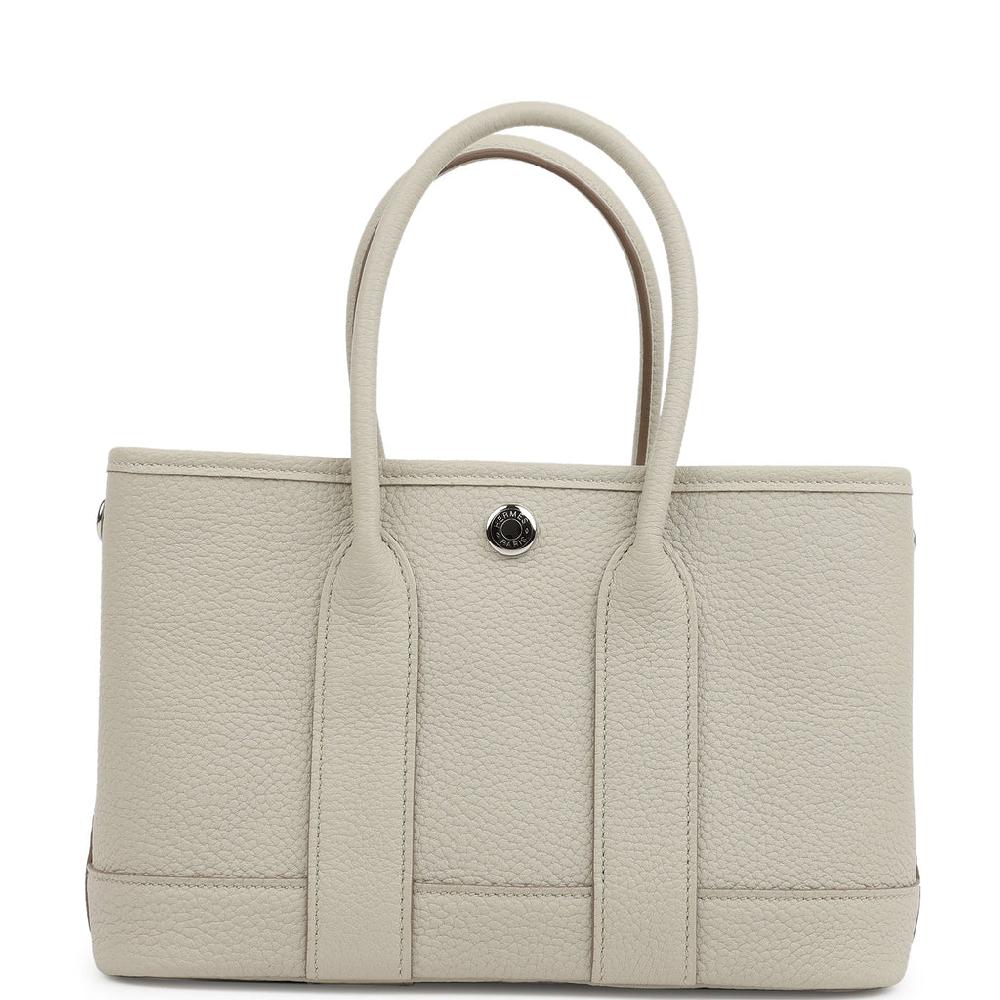 Hermes Garden Party Neo 23 Beton Negonda Palladium Hardware