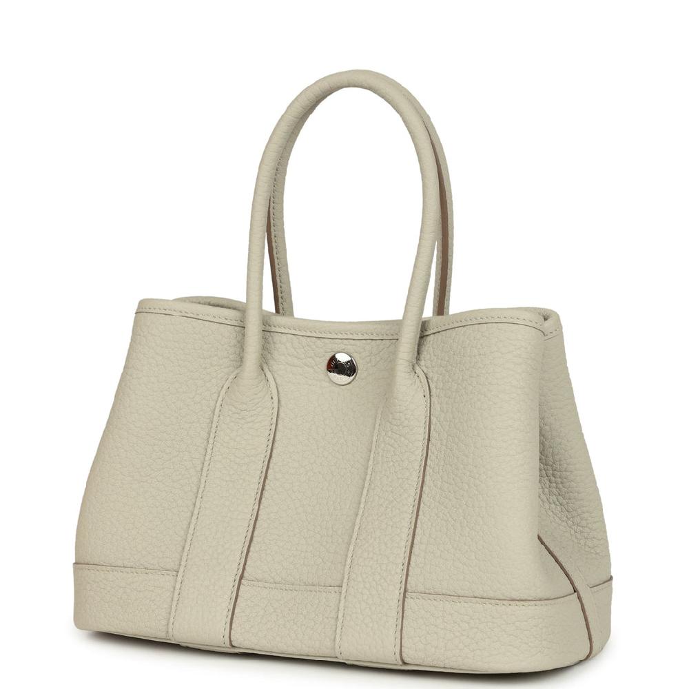 Hermes Garden Party Neo 23 Beton Negonda Palladium Hardware