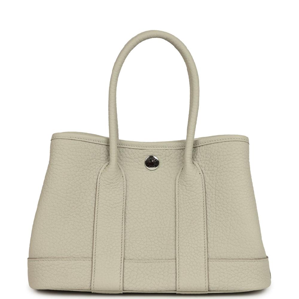 Hermes Garden Party Neo 23 Beton Negonda Palladium Hardware