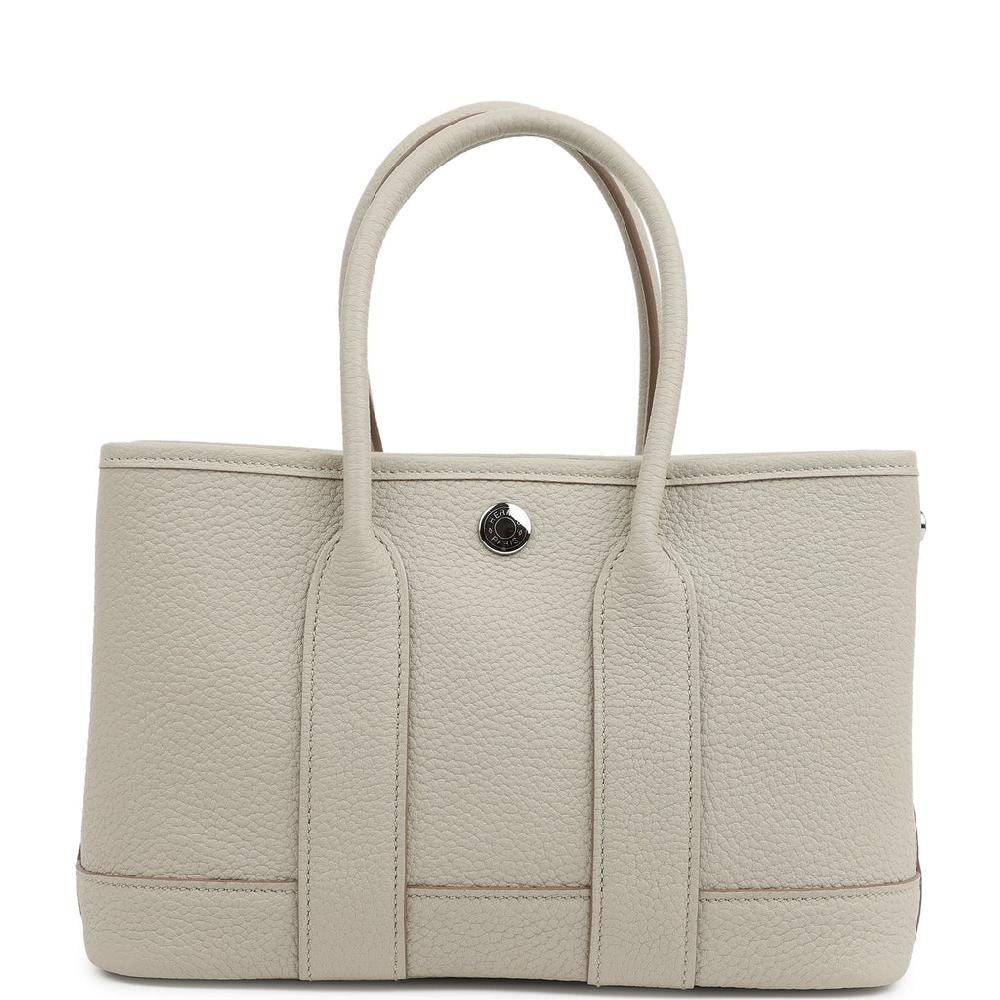 Hermes Garden Party Neo 23 Beton Negonda Palladium Hardware