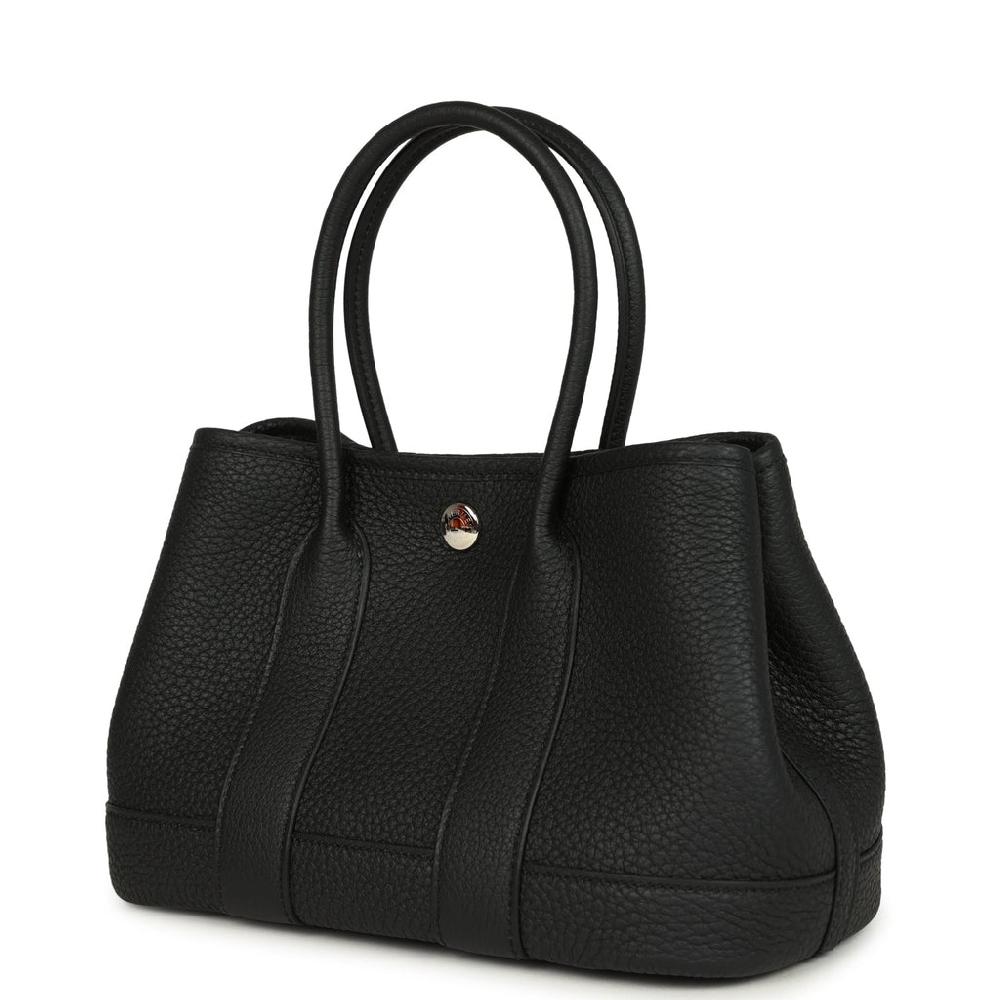 Hermes Garden Party Neo 23 Black Negonda Palladium Hardware