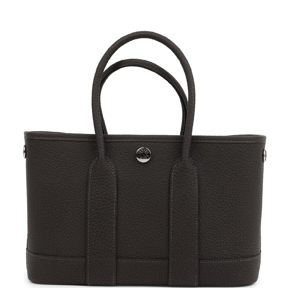 Hermes Garden Party Neo 23 Ebene Negonda Palladium Hardware