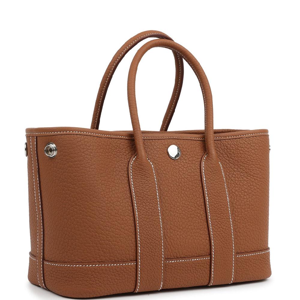 Hermes Garden Party Neo 23 Gold Negonda Palladium Hardware