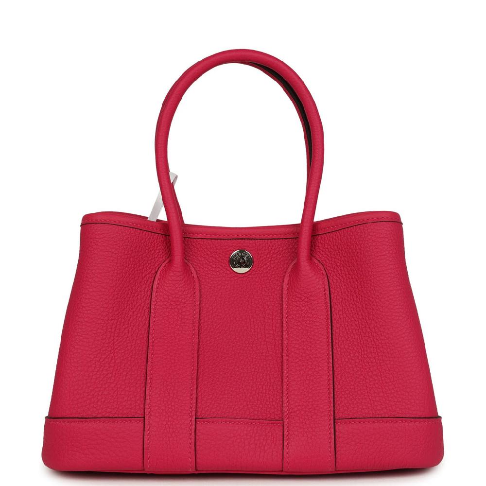 Hermes Garden Party Neo 23 Rose Mexico Negonda Palladium Hardware
