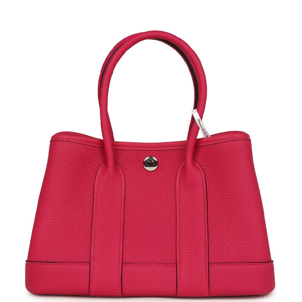 Hermes Garden Party Neo 23 Rose Mexico Negonda Palladium Hardware