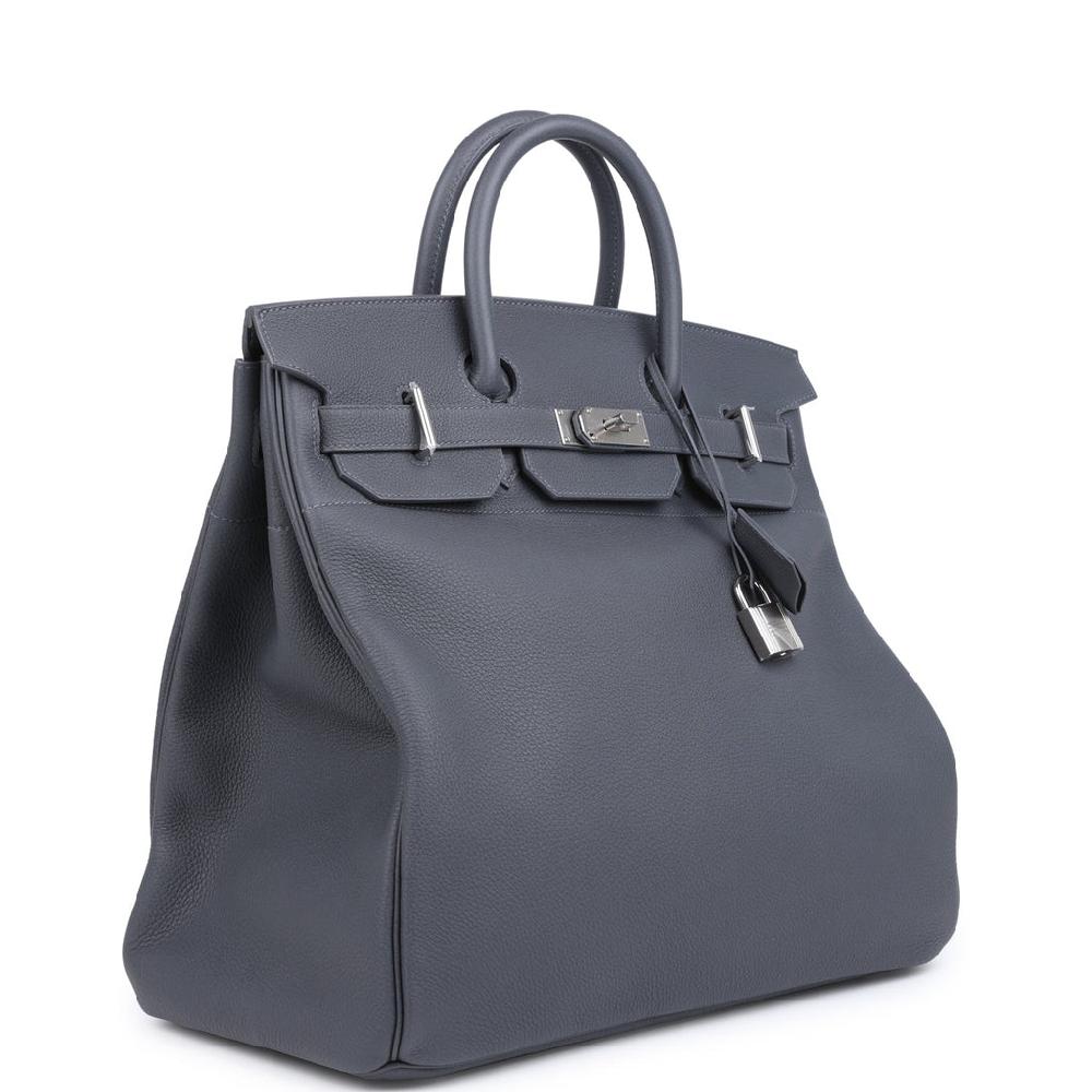 Hermes HAC Birkin 40 Ardoise Togo Palladium Hardware