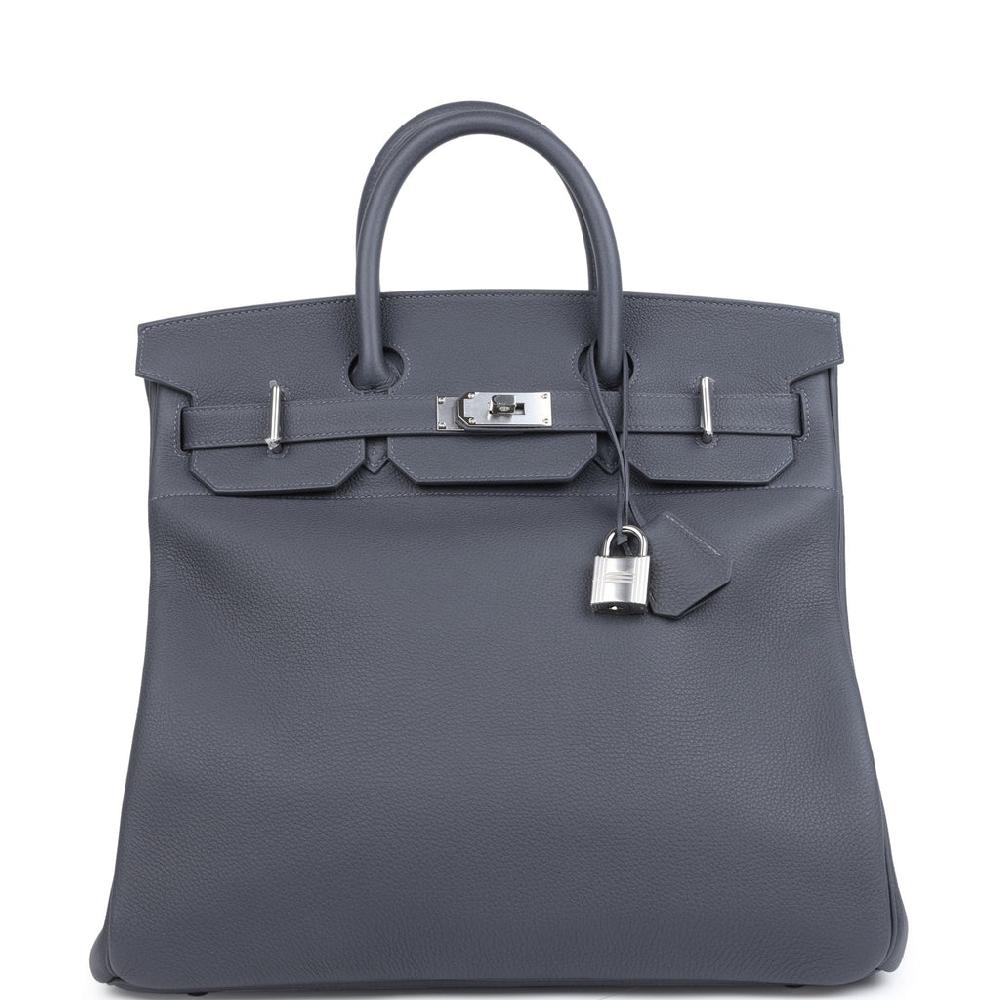 Hermes HAC Birkin 40 Ardoise Togo Palladium Hardware