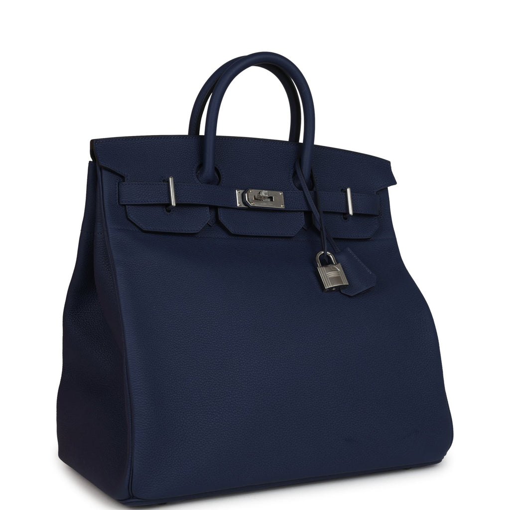 Hermes HAC Birkin 40 Bleu Saphir Togo Palladium Hardware