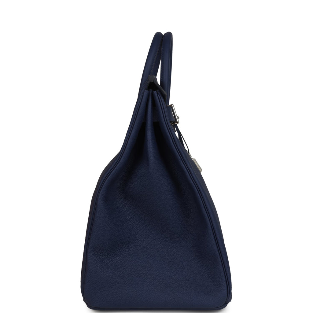 Hermes HAC Birkin 40 Bleu Saphir Togo Palladium Hardware