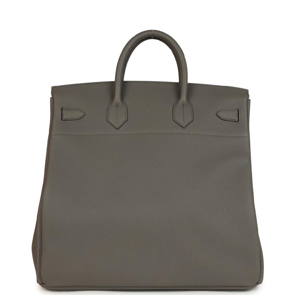 Hermes HAC Birkin 40 Etain Togo Palladium Hardware