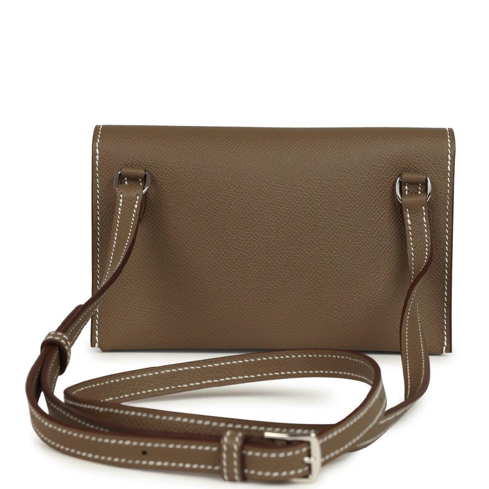 Hermes Hermesnap Wallet Etoupe Epsom Palladium Hardware