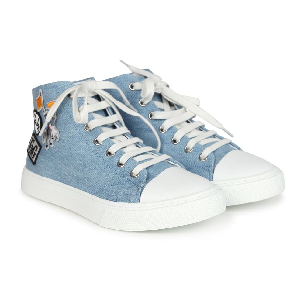 Hermes Illico Sneakers Bleu Clair Denim 35.5 EU