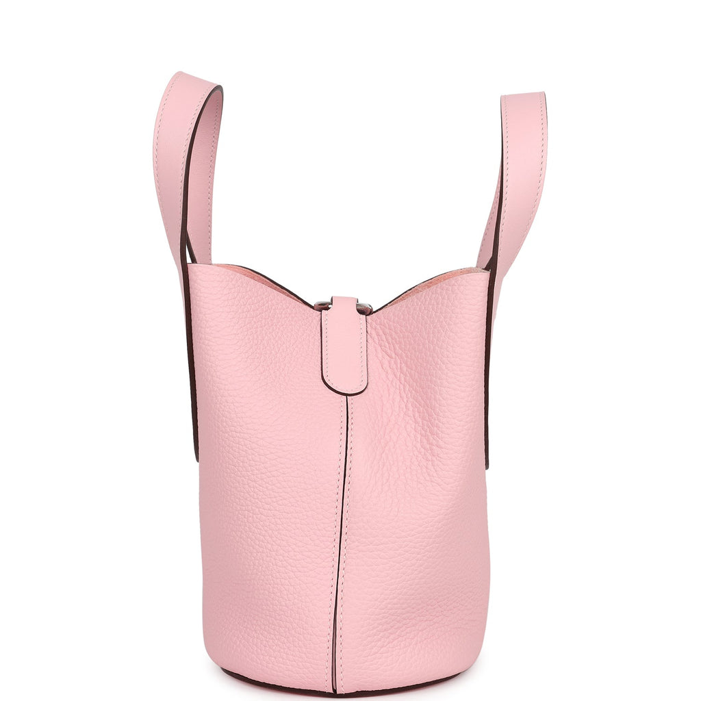 Hermes In-The-Loop 18 Rose Sakura Clemence And Swift Palladium Hardware