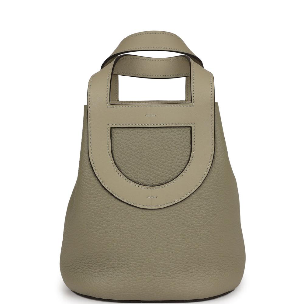 Hermes In-The-Loop 18 Sauge Clemence And Swift Gold Hardware