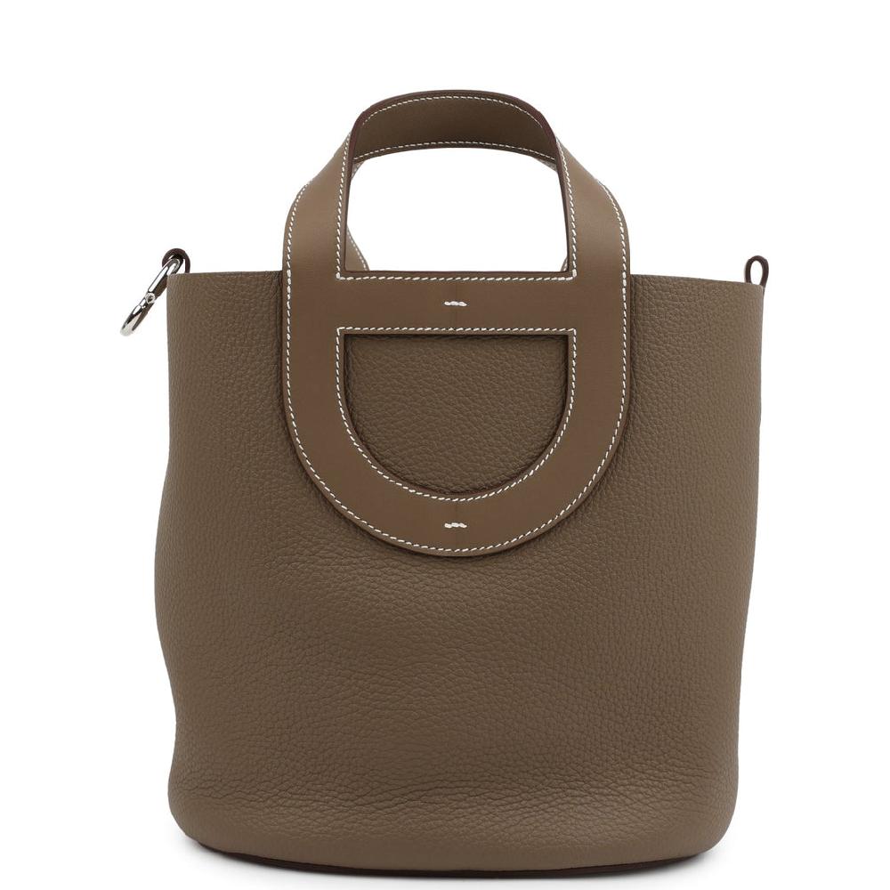 Hermes In-The-Loop 23 Etoupe Clemence and Swift Palladium Hardware