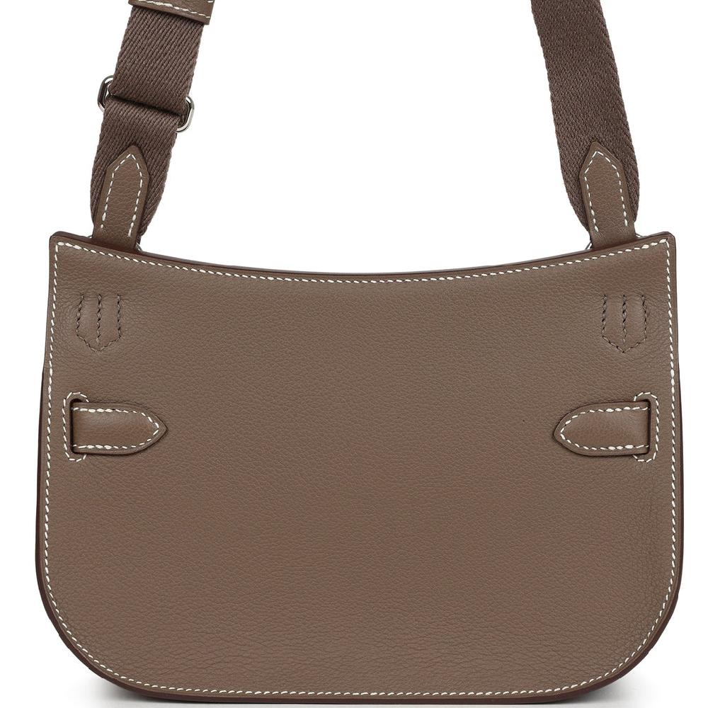 Hermes Jypsiere Mini Etoupe Evercolor Palladium Hardware