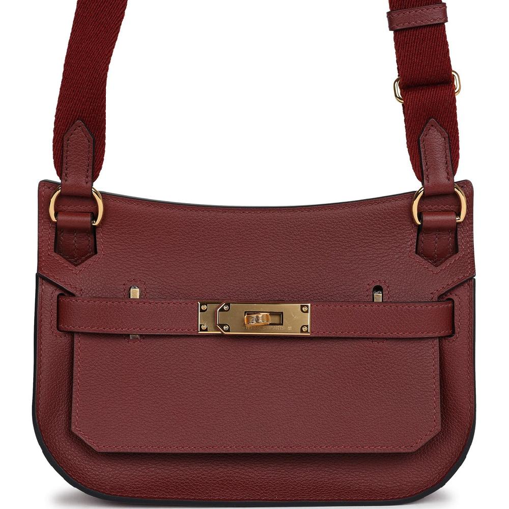 Hermes Jypsiere Mini Rouge H Evercolor Gold Hardware