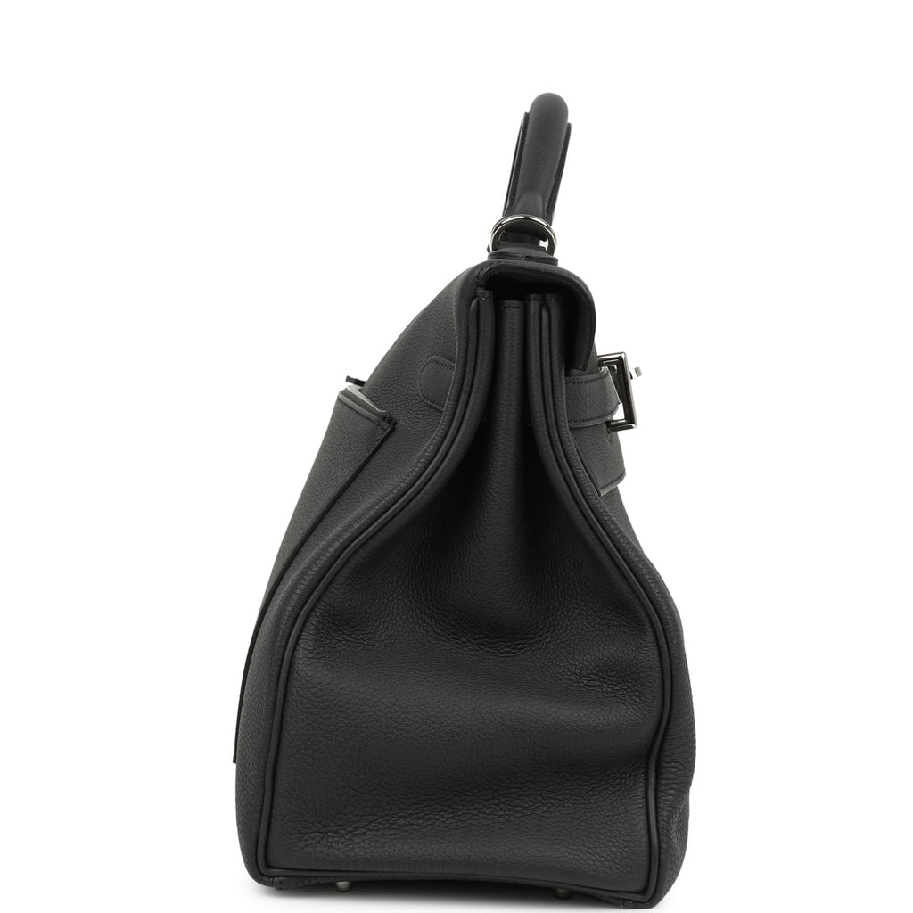 Hermes Kelly 42 Maxi Plomb Togo Palladium Hardware