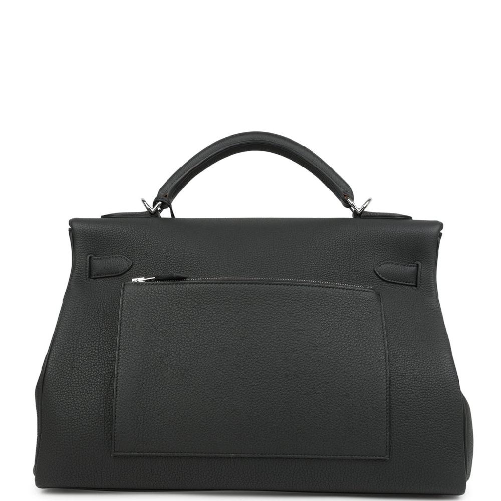 Hermes Kelly 42 Maxi Plomb Togo Palladium Hardware