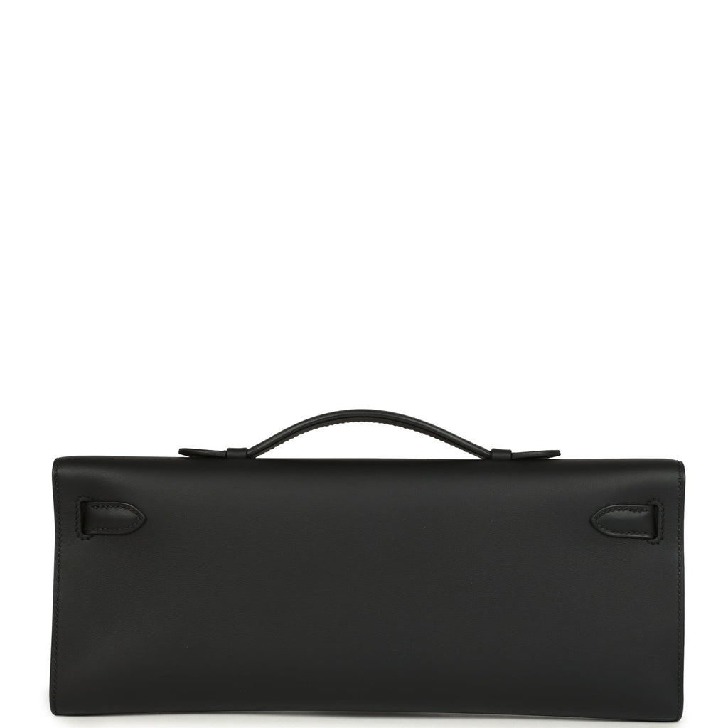 Hermes Kelly Cut Black Swift Palladium Hardware
