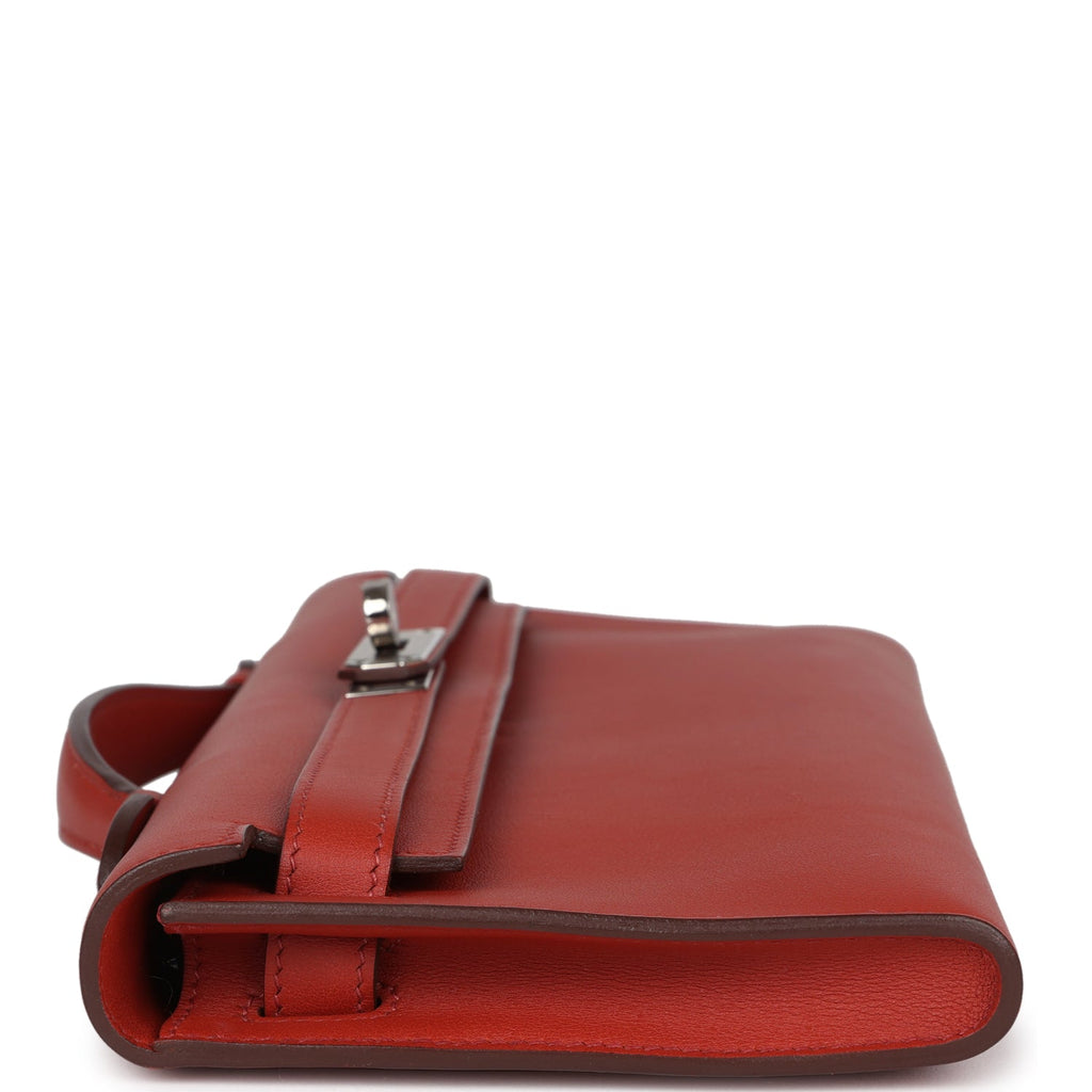 Hermes Kelly Cut Sanguine Swift Palladium Hardware
