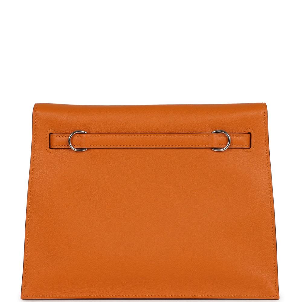 Hermes Kelly Danse Abricot Verso Evercolor Palladium Hardware