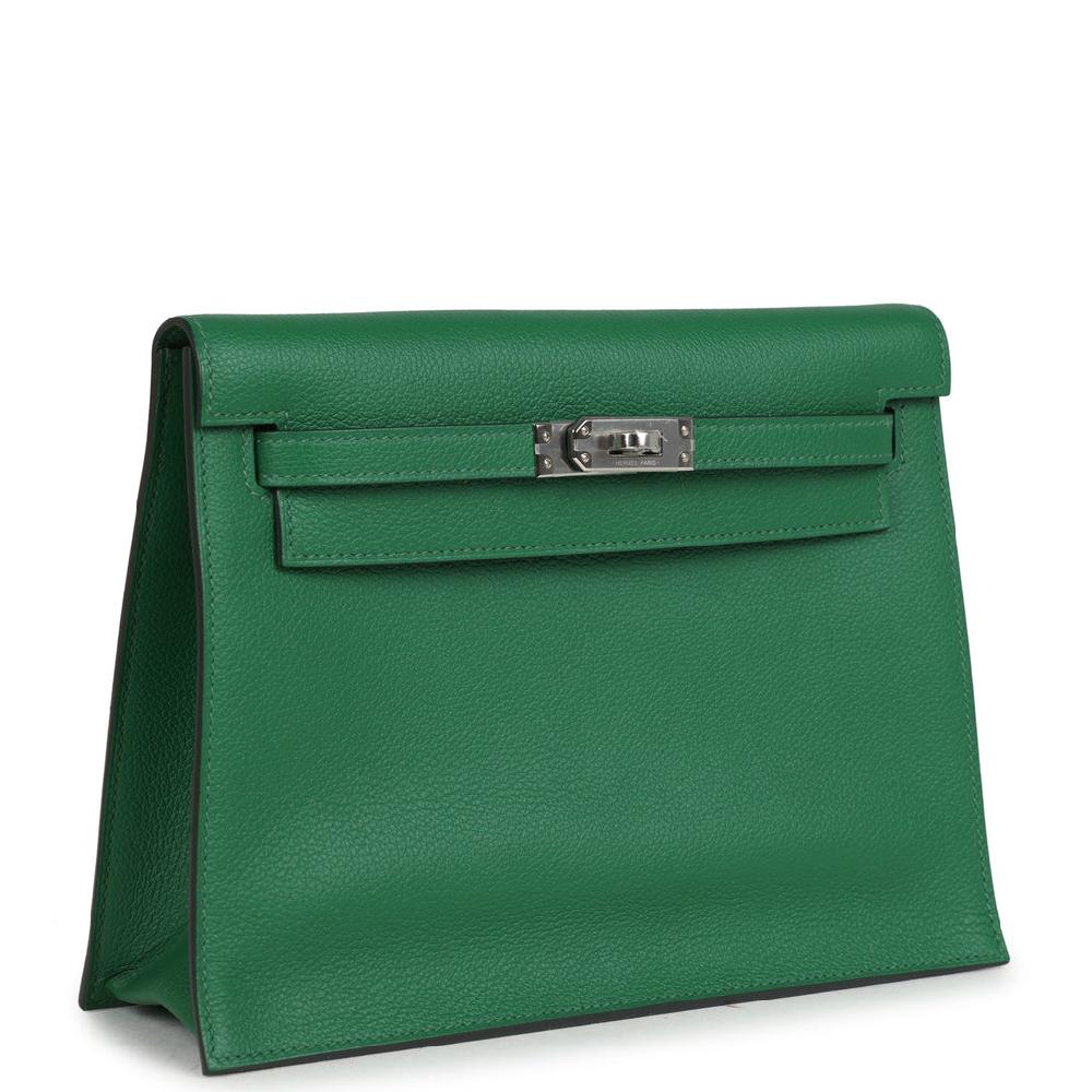 Hermes Kelly Danse Cactus Verso Evercolor Palladium Hardware