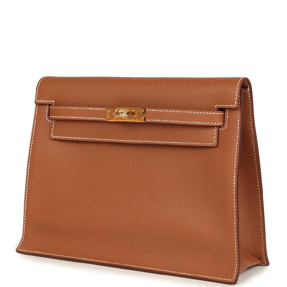 Hermes Kelly Danse Gold Evercolor Gold Hardware