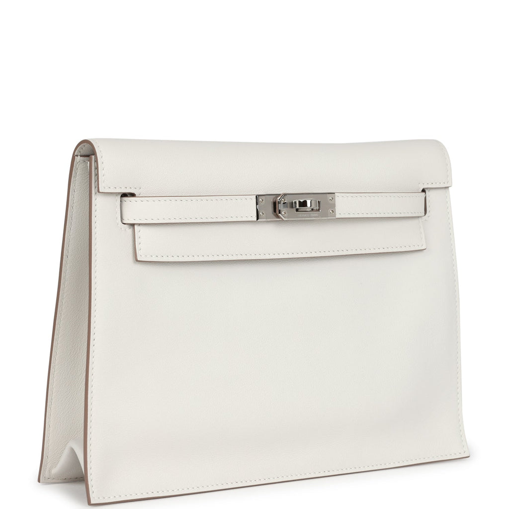 Hermes Kelly Danse Gris Pale Swift Palladium Hardware
