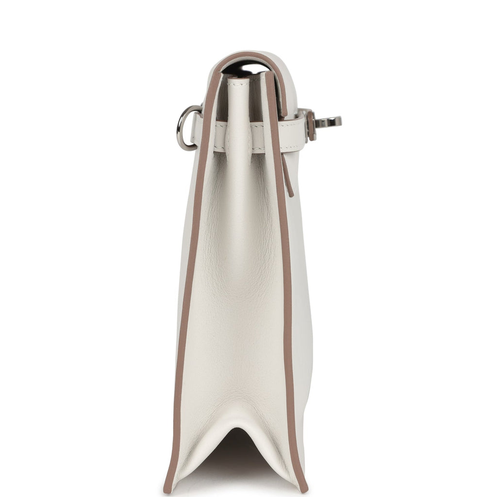 Hermes Kelly Danse Gris Pale Swift Palladium Hardware