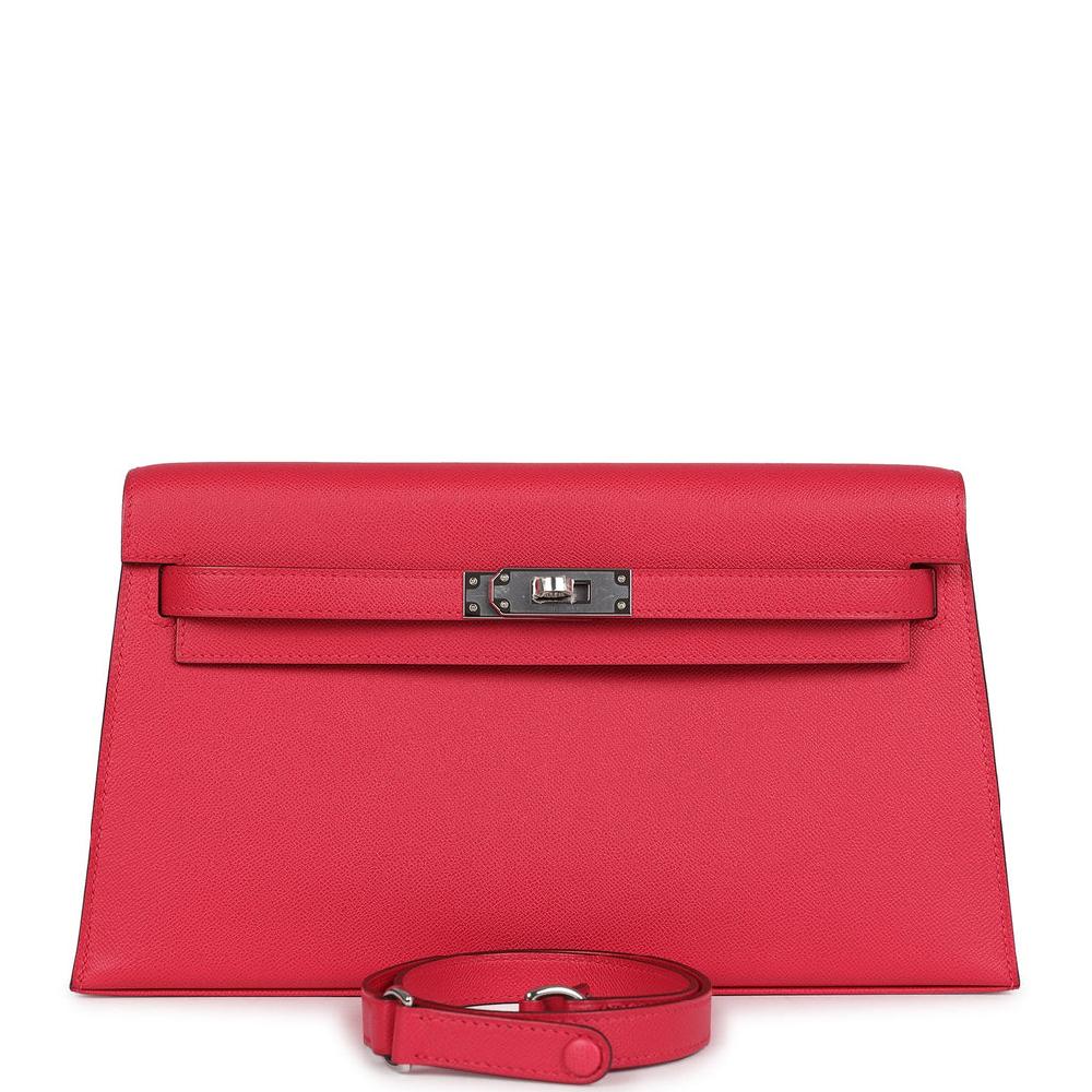 Hermes Kelly Elan Rose Extreme Madame Palladium Hardware