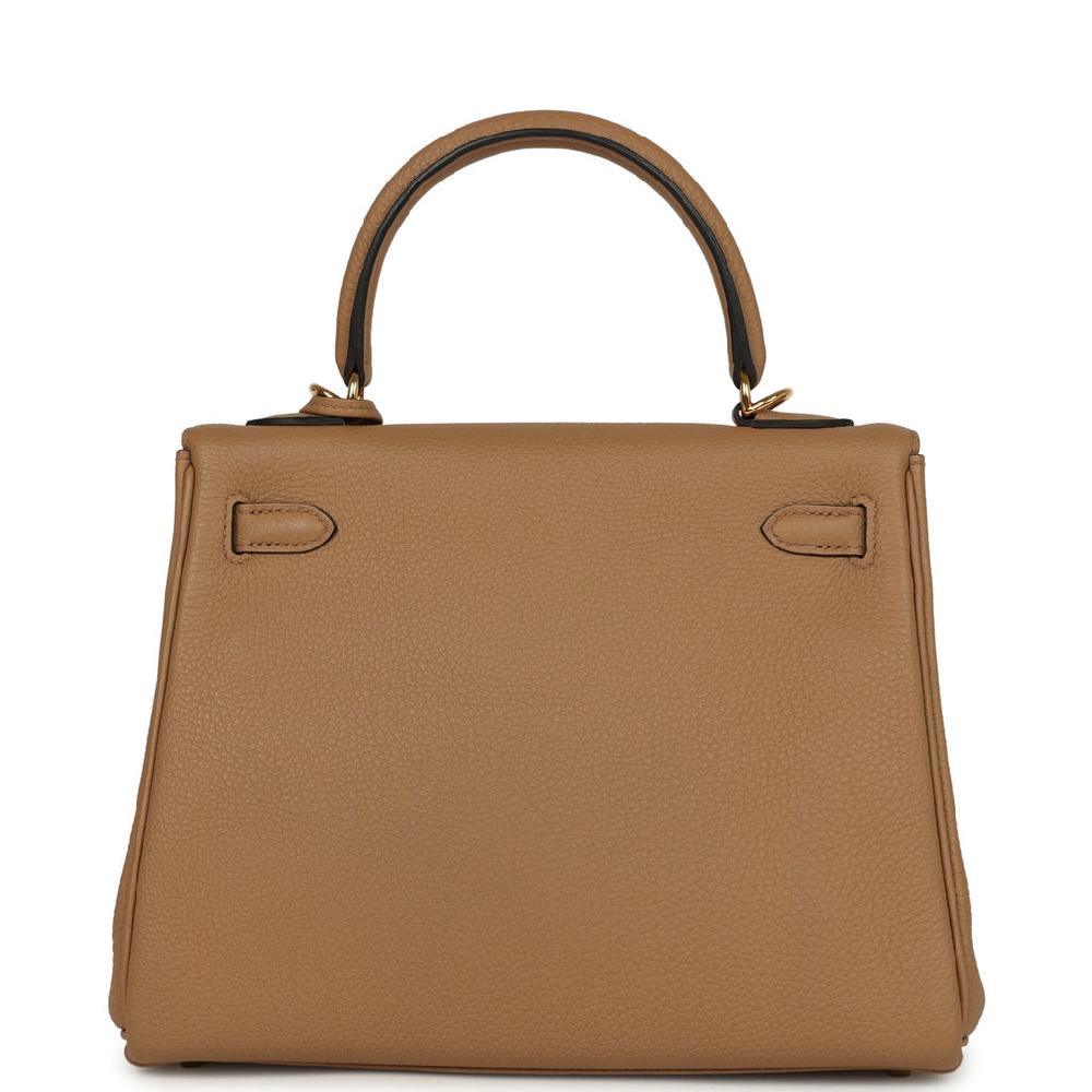 Hermes Kelly Retourne 25 Chai Togo Gold Hardware