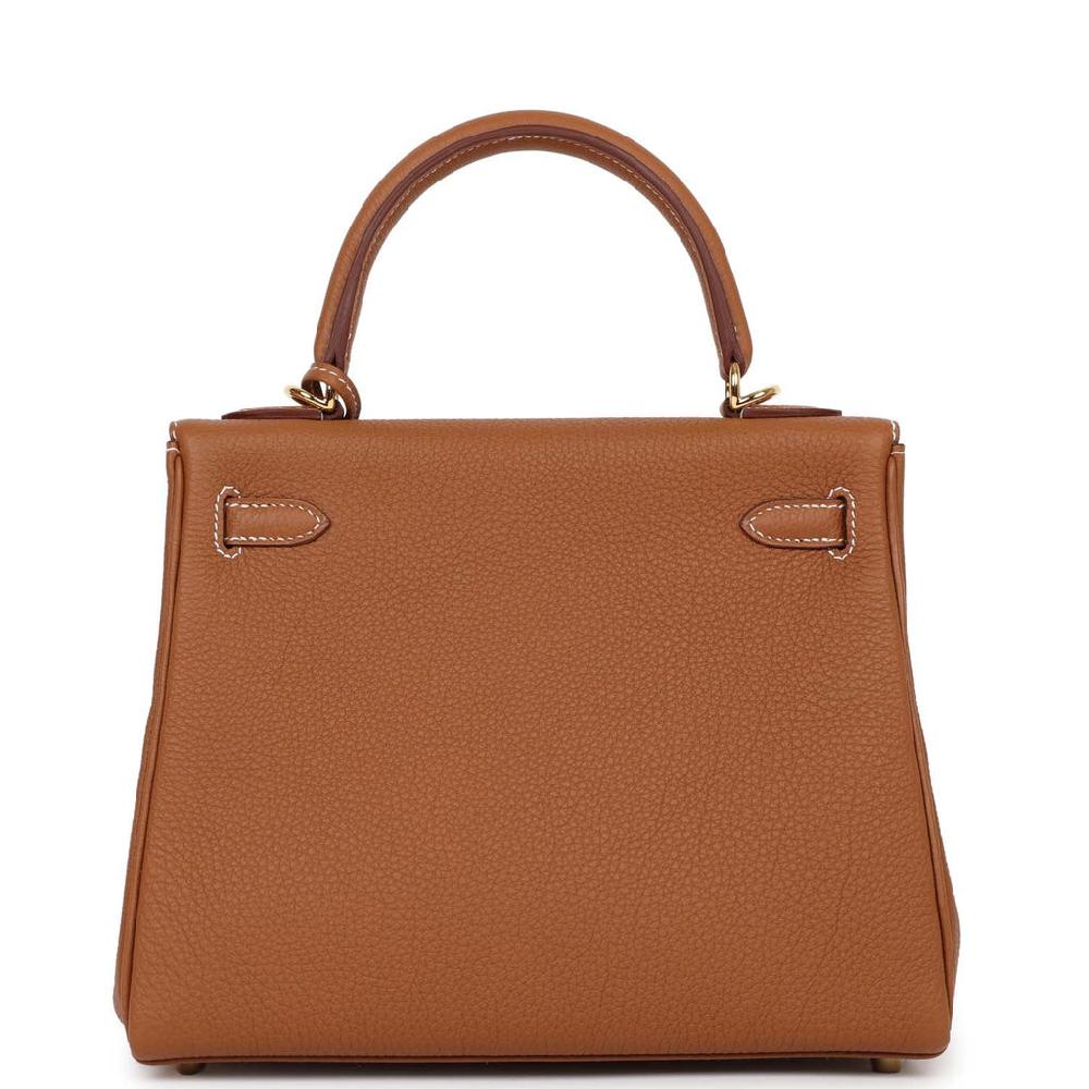 Hermes Kelly Retourne 25 Gold Togo Gold Hardware