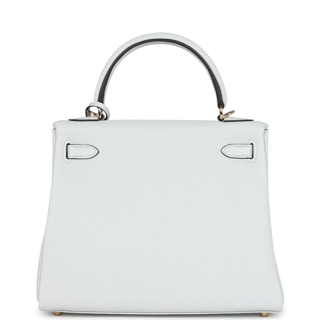 Hermes Kelly Retourne 25 Gris Platine Togo Permabrass Hardware