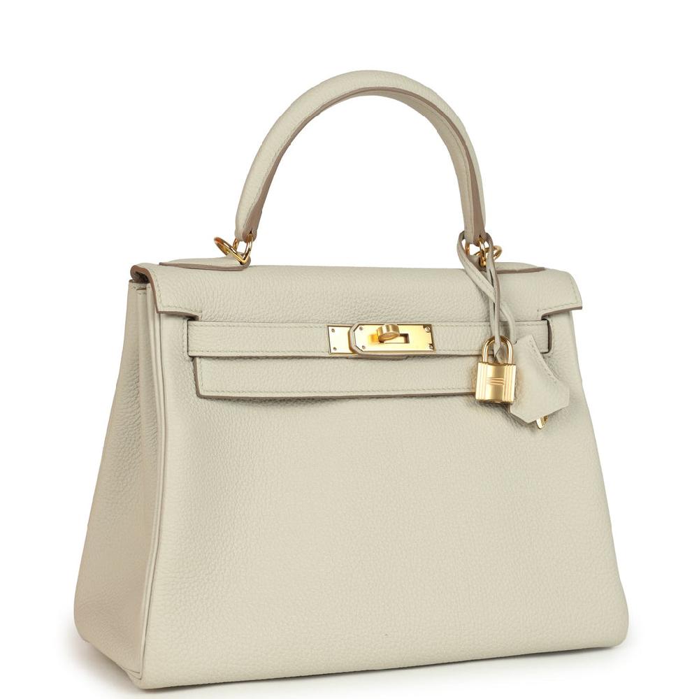 Hermes Kelly Retourne 28 Beton Togo Gold Hardware