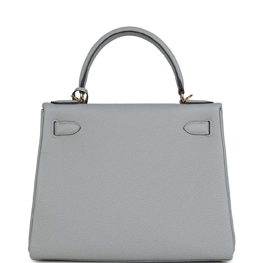 Hermes Kelly Retourne 28 Bleu Glacier Togo Gold Hardware