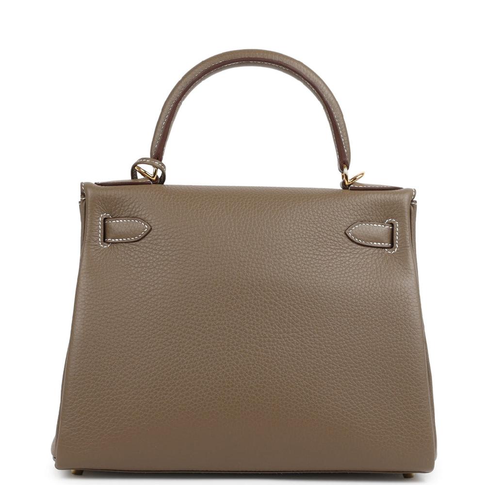 Hermes Kelly Retourne 28 Etoupe Clemence Gold Hardware