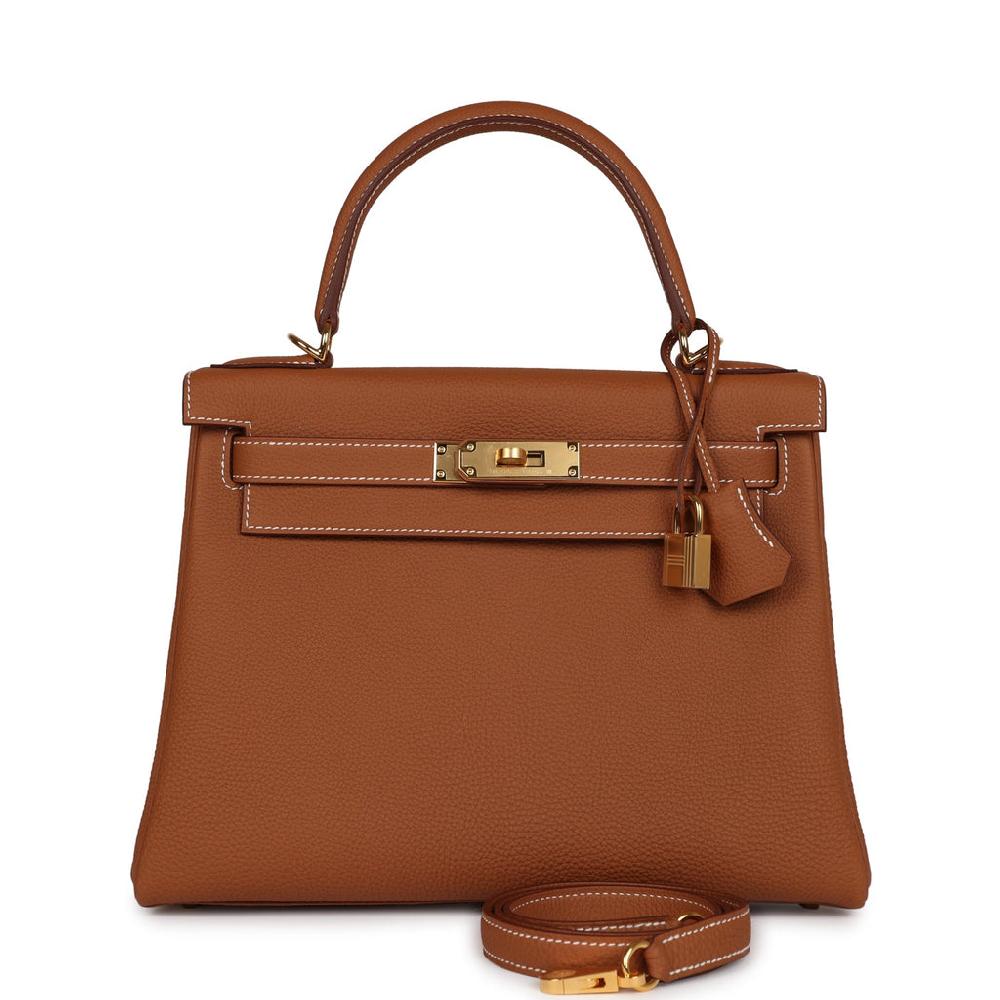 Hermes Kelly Retourne 28 Gold Togo Gold Hardware