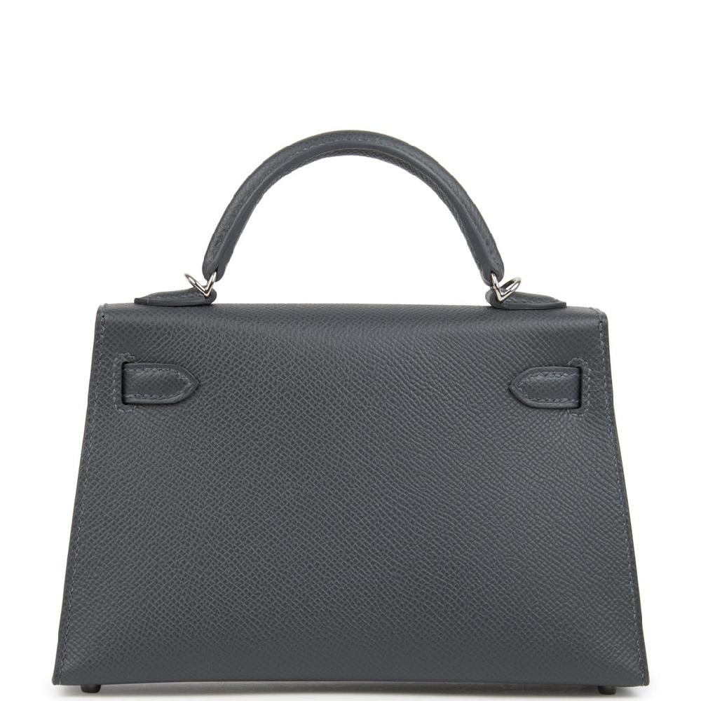 Hermes Kelly Sellier 20 Ardoise Epsom Electrum Hardware