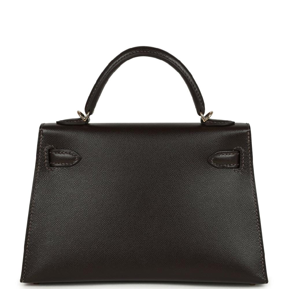 Hermes Kelly Sellier 20 Bai-Brun Madame Permabrass Hardware